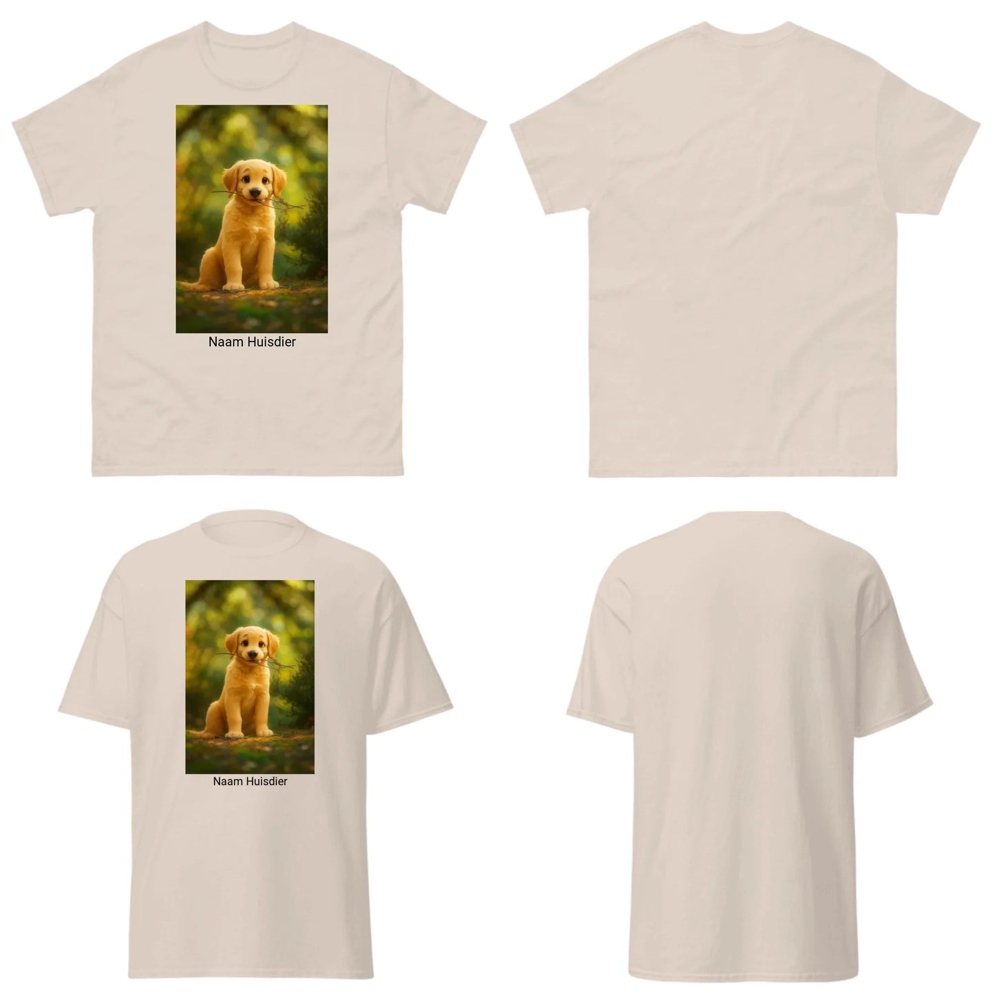 Gepersonaliseerd t-shirt voor honden- en kattenliefhebbers