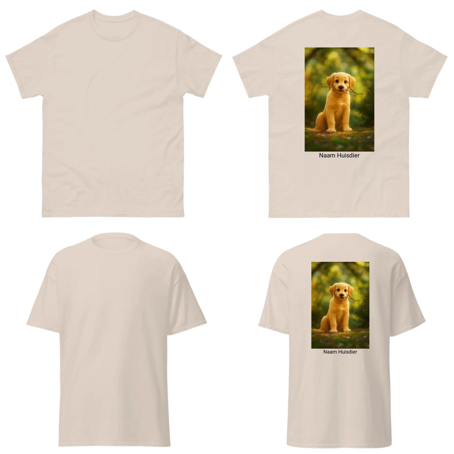 Gepersonaliseerd t-shirt voor honden- en kattenliefhebbers