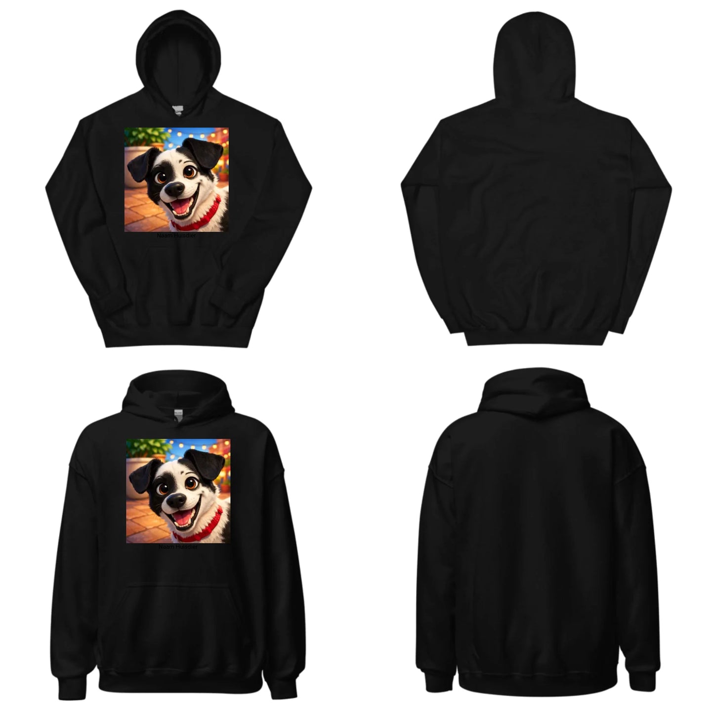 Hoodie met hond of kat als persoonlijk kunstwerk