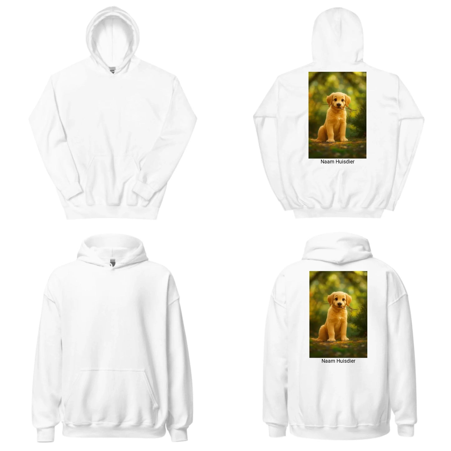 Gepersonaliseerde hoodie als cadeau voor dierenliefhebbers