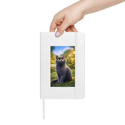 Hardcover notitieboek met gepersonaliseerde huisdierfoto