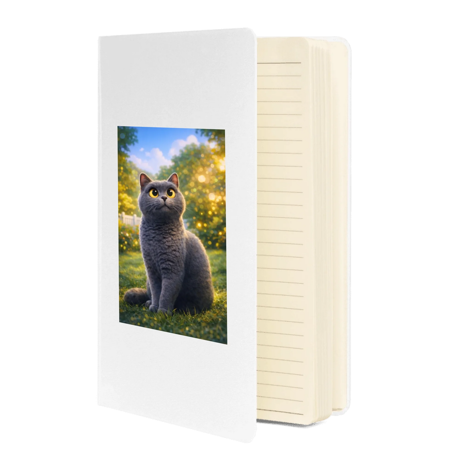 Gepersonaliseerd hardcover notitieboek voor dierenliefhebbers