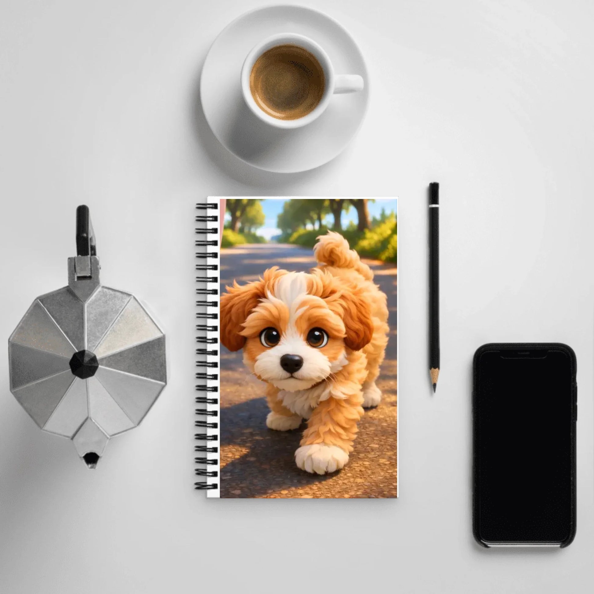 Gepersonaliseerd notitieboek met foto van je huisdier