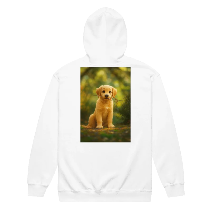 Gepersonaliseerde zipper hoodie met huisdier