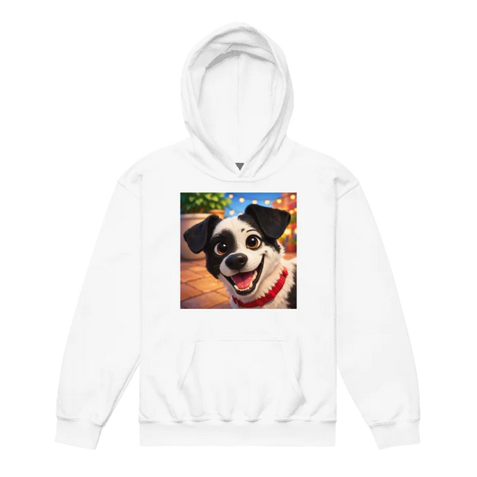 Gepersonaliseerde kinderhoodie met huisdier